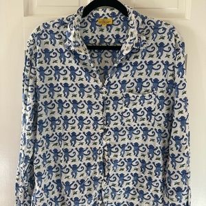 Roller Rabbit Monkey Tunic Women’s Small